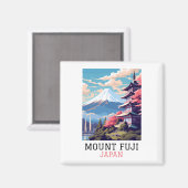 Elegante Mount Fuji Japan Reisen Kunst Magnet (Vorderseite/Rückseite)