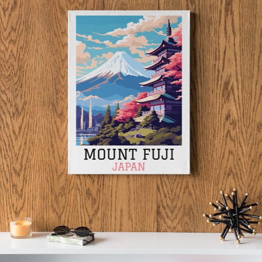 Elegante Mount Fuji Japan Reisen Kunst Poster