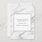 Elegante Moving Ankündigung Neue Adresse (Rückseite)