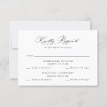 Elegante Multi Event Wedding Probe RSVP Card Einladung<br><div class="desc">Elegante Script Multiple Wedding Events Probe Dinner Zeremonie RSVP Karte. Traditionelle Hochzeitsvorlage. Romantische Hochzeitskarte</div>