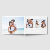 Elegante Multi-Foto-Hochzeit Gästebuch (Voll)
