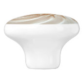 Elegante Muschel 3D Küste Keramikknauf (Seitenansicht)