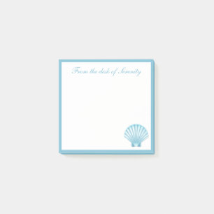 Elegante Muschel Nautical Seashell Beach Traum Post-it Klebezettel