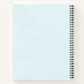 Elegante Muschel und Meer Notizblock (Rückseite)