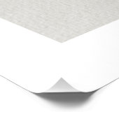 Elegante Muse Flow 3 Glamour Mode Kunst Poster (Ecke)