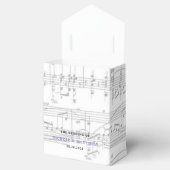 Elegante Musical Floral Wedding Geschenkschachtel (Geöffnet)