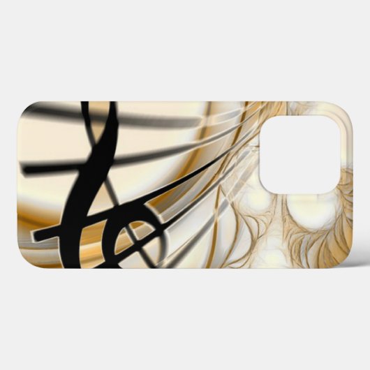 Elegante Musical Note iPhone 13 Pro Fall Case-Mate iPhone Hülle (Rückseite (Horizontal))