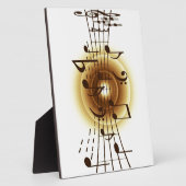 Elegante Musical Notes Fotoplatte (Seite)