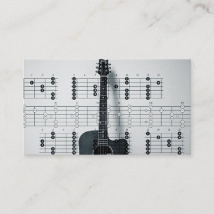 Elegante Musician Visitenkarte mit Musiknote