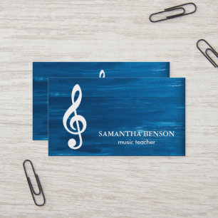 Elegante Musician Visitenkarte mit Musiknote