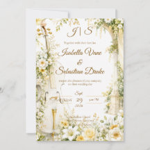 Elegante musikalische Gartenhochzeit
