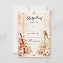 Elegante musikalische Hochzeit