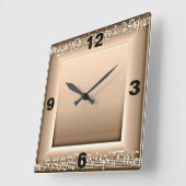 Elegante musikalische Uhr (Winkel)