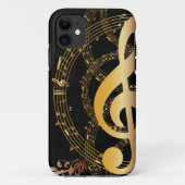 Elegante Musiknote Case-Mate iPhone Hülle (Rückseite)