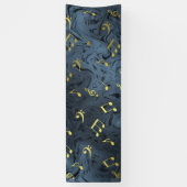 elegante Musiknoten Banner (Vertikal)