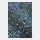 elegante Musiknoten Handtuch (Vertikal)