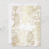 Elegante muslime Hochzeit Einladungen (Rückseite)