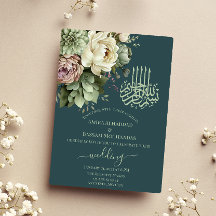 Elegante muslimische Hochzeit
