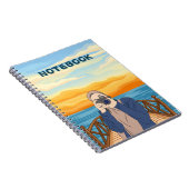 Elegante muslimische Mädchen Notizblock (Rechte Seite)