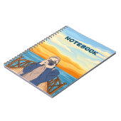 Elegante muslimische Mädchen Notizblock (Linke Seite)