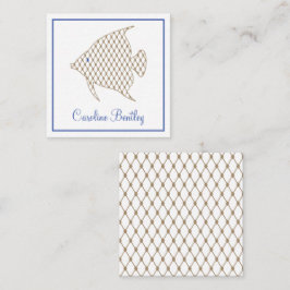 Elegante Muster Angel Fish Geschenkkarten Mitteilungskarte