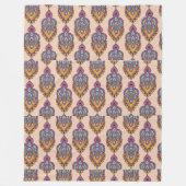 Elegante Muster-Fleece-Wurfdecke Fleecedecke (Vorderseite)