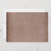 Elegante Mute Herbst Blume Fall Beerdigung Invitat Einladung (Rückseite)