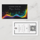 Elegante, mutige Musiklehrerin Visitenkarte (Vorne/Hinten)