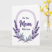 Elegante Mutter Botanische Kunstkarte Karte (Gelbe Blume)