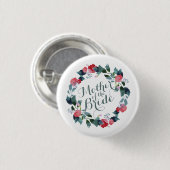 Elegante Mutter der Braut, die | Button-Knopf Button (Vorne & Hinten)