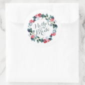 Elegante Mutter der Braut Hochzeit | SIEGEL Runder Aufkleber (Tasche)