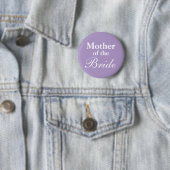 Elegante Mutter der Braut lila violette Taste Button (Beispiel)
