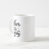 Elegante Mutter der Groom-Hochzeitsheirat-Mama Kaffeetasse (Vorderseite Links)