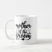 Elegante Mutter der Groom-Hochzeitsheirat-Mama Kaffeetasse (Links)