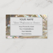 Elegante Mutter der Pearl Visitenkarte (Rückseite)