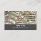 Elegante Mutter der Pearl Visitenkarte (Rückseite)