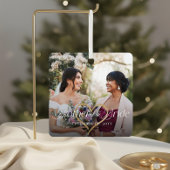 Elegante Mutter des Bride Foto Memory Keepake Ornament Aus Metall