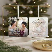 Elegante Mutter des Bride Foto Memory Keepake Ornament Aus Metall