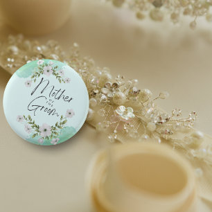 Elegante Mutter des Groom-Brautparty Button