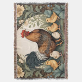 Elegante Mutter Hen mit Hühnern Decke (Vorderseite Vertikal)