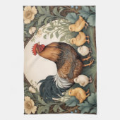 Elegante Mutter Hen mit Hühnern Geschirrtuch (Vertikal)