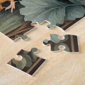 Elegante Mutter Hen mit Hühnern Puzzle (Seite)