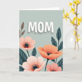 Elegante Mutter Muttertagskarte Karte (Gelbe Blume)