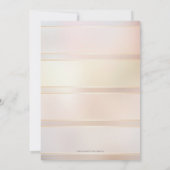 Elegante Mütter Tea Party Einladung (Rückseite)