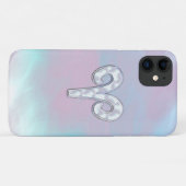 Elegante Mutter von Pearl Style Aries Zodiac Symbo Case-Mate iPhone Hülle (Rückseite (Horizontal))