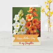 Elegante Muttertags-Blumenkarte Karte (Gelbe Blume)