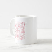Elegante Muttertags-Kunst Kaffeetasse (Vorderseite Links)