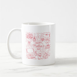 Elegante Muttertags-Kunst Kaffeetasse