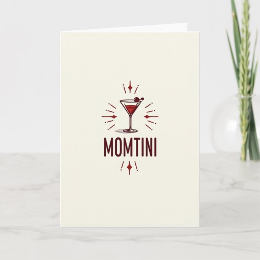 Elegante Muttertags-Sparkling-Karte Karte (Vorderseite)