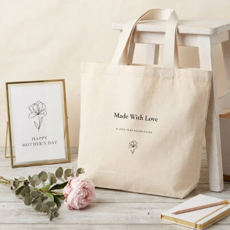 Elegante Muttertags-Tasche Jumbo Stoffbeutel